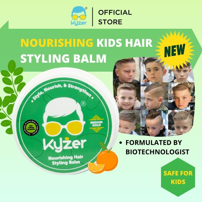 Kyzer Nourishing Hair Styling Balm For Kids, 6+ months with Moringa, Vitamin E, Sweet Orange